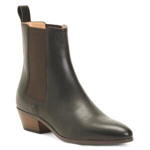 ODISSI Leather Chelsea Booties